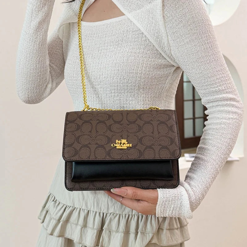 New Arrival 2026 Women's Versatile Chain Small Square Bag, Fashion Shoulder & Crossbody Style