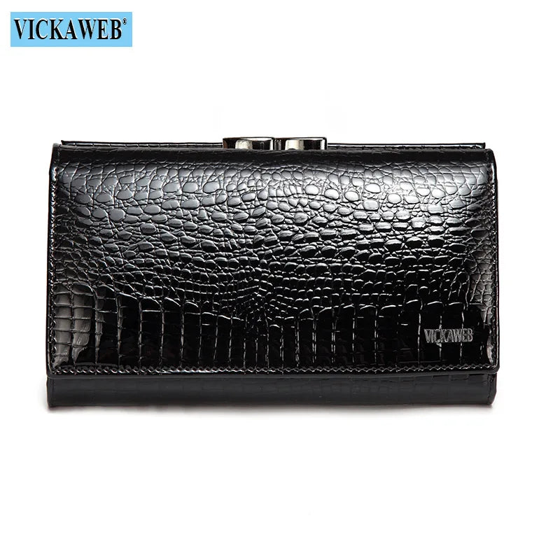 Short Wallet Female Fashion Purses Ladies Alligator Hasp & Zipper Small Coin Bag AE2155