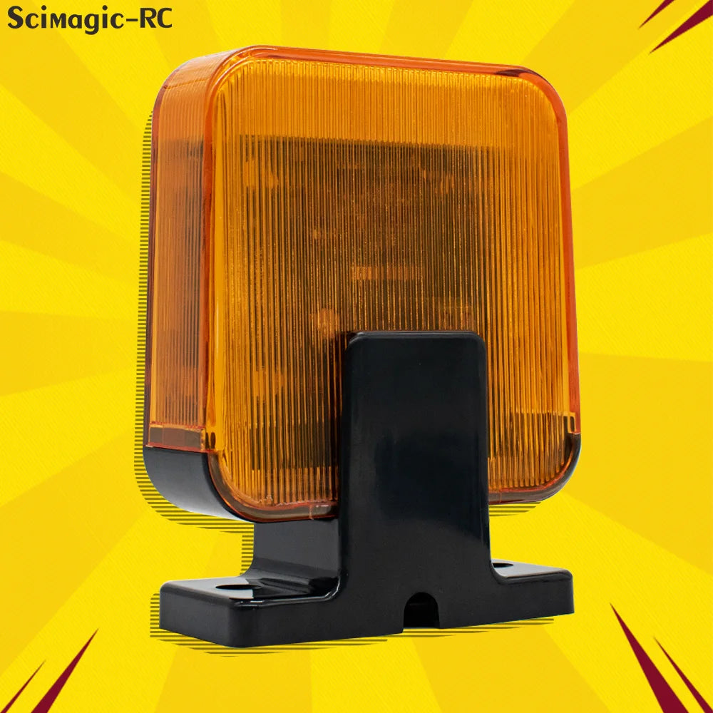 Universal 12V-265V Outdoor Electric Gate Security Strobe Warning Light Gate Accessories Security Flash Light Lamp Alarm for Gate