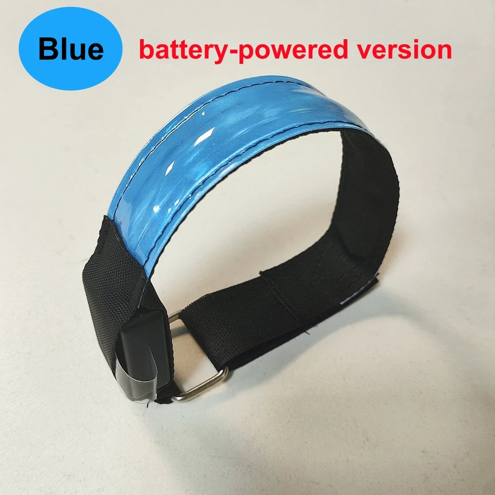 LED Outdoor Night Running Armband Sports Safety Light Belt Warning Wristband for Cycling Bike Bicycle - Arm Leg Warning