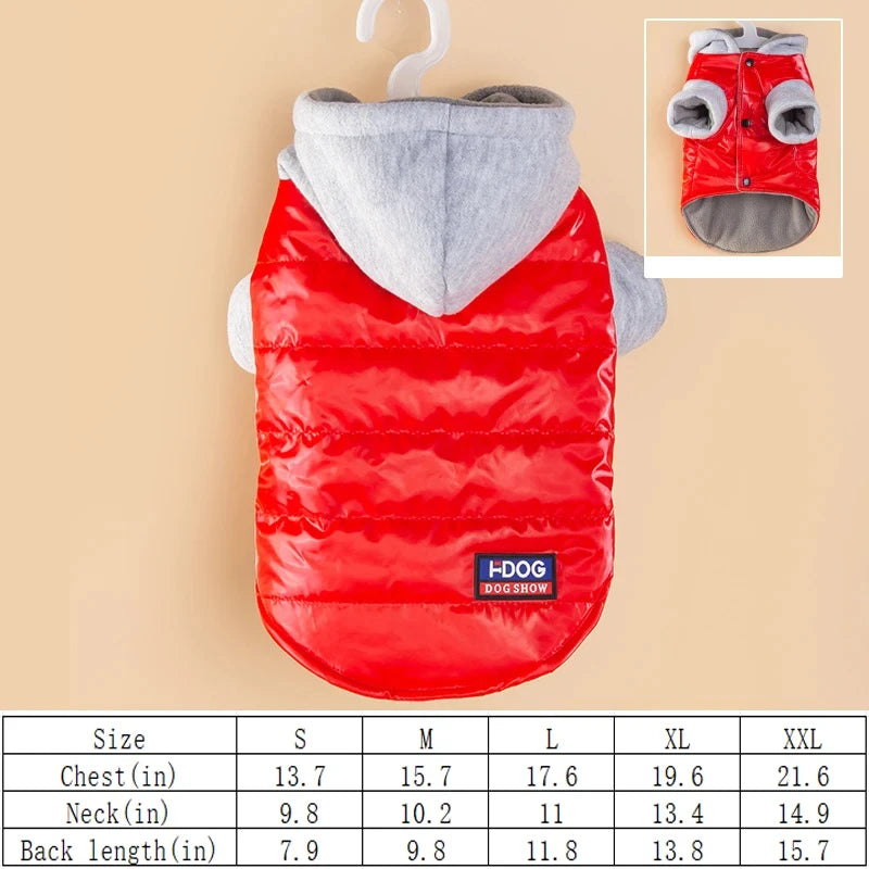 Dog Coat Jacket Puffer / Down Jacket Fashion Winter Warm Fashion Comfortable Outdoor Dailywear Homewear Dog Clothing for Small M