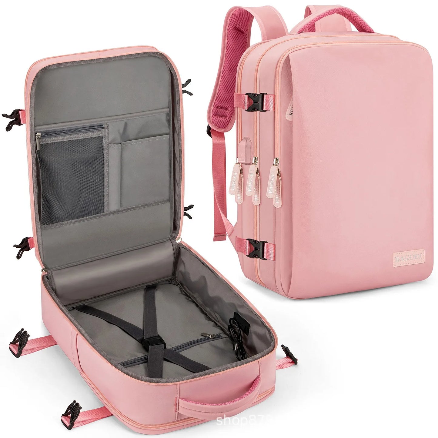 Buylor Travel Backpack Airplane Backpack 45x20x30 for Women/Men Easyjet Cabin Bags Laptop Backpack Casual Daypack for Weekender
