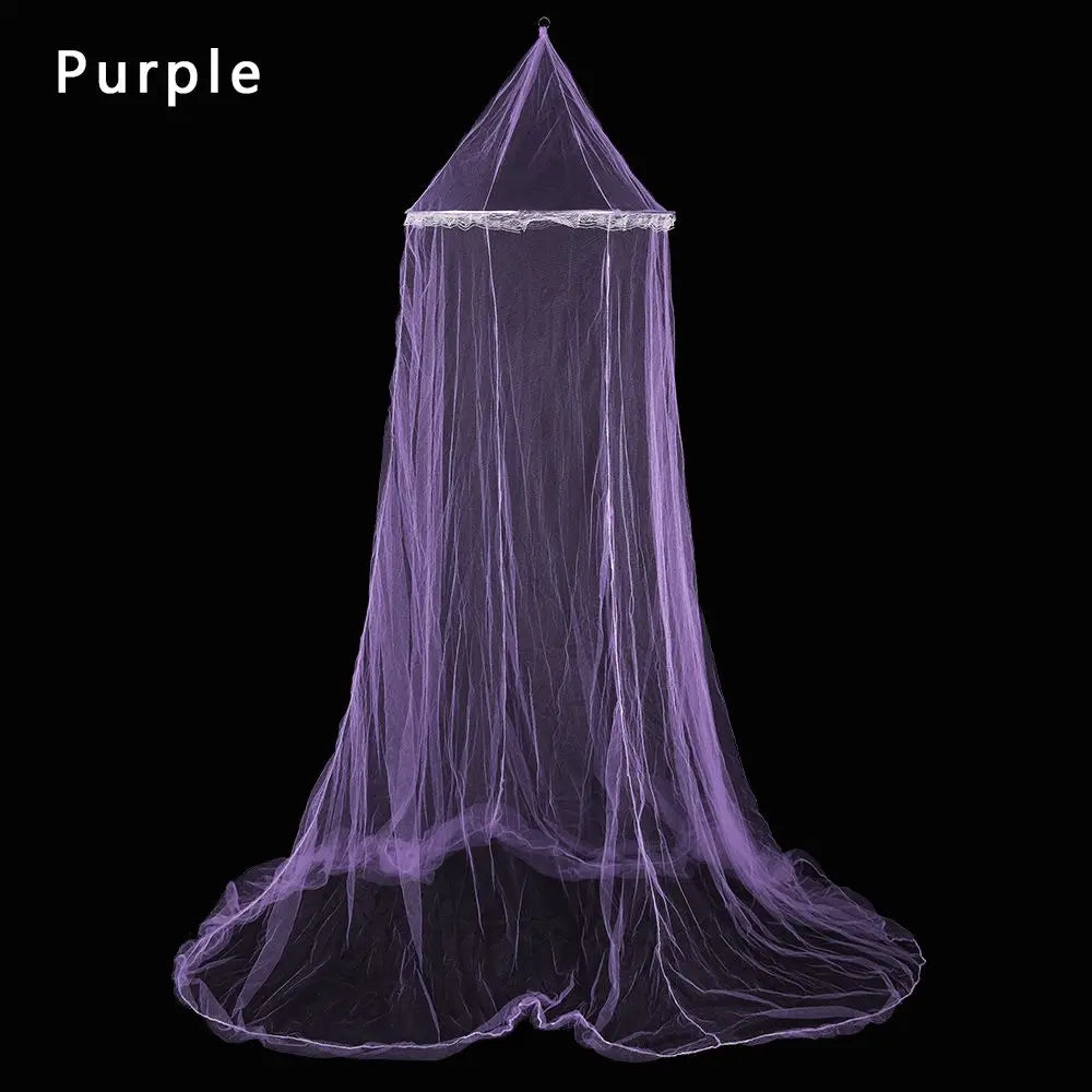 Canopy Encryption Dome Fly Insect Mesh Princess Mosquito Net Repellent Protection Single Entry Bed Decoration