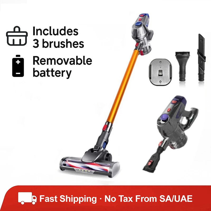 Handheld Wireless Vacuum Cleaner, Removable Battery, 20kPa Powerful Suction Cordless Stick Vacuum for Home Floor Carpet Clean