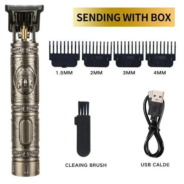 Vintage T9 Hair Clippers for Men Gifts Electric Hair Trimmer Barber Hair Cutting Machine Beard Shavers Shaving Machine Beard