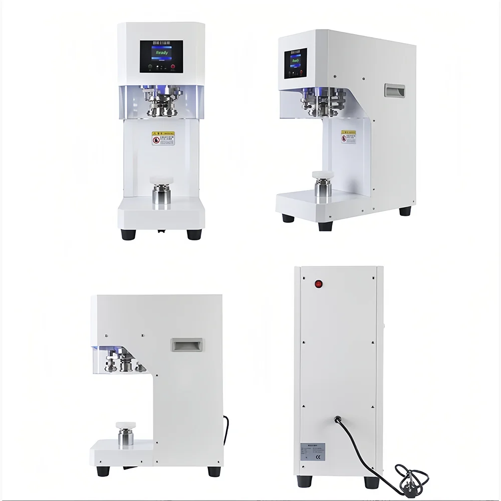 Commercial Can Sealing Machine 330/500/650ml Can Sealer 55mm Caliber Milk Tea Beverage Bottle PET Aluminum Bottle
