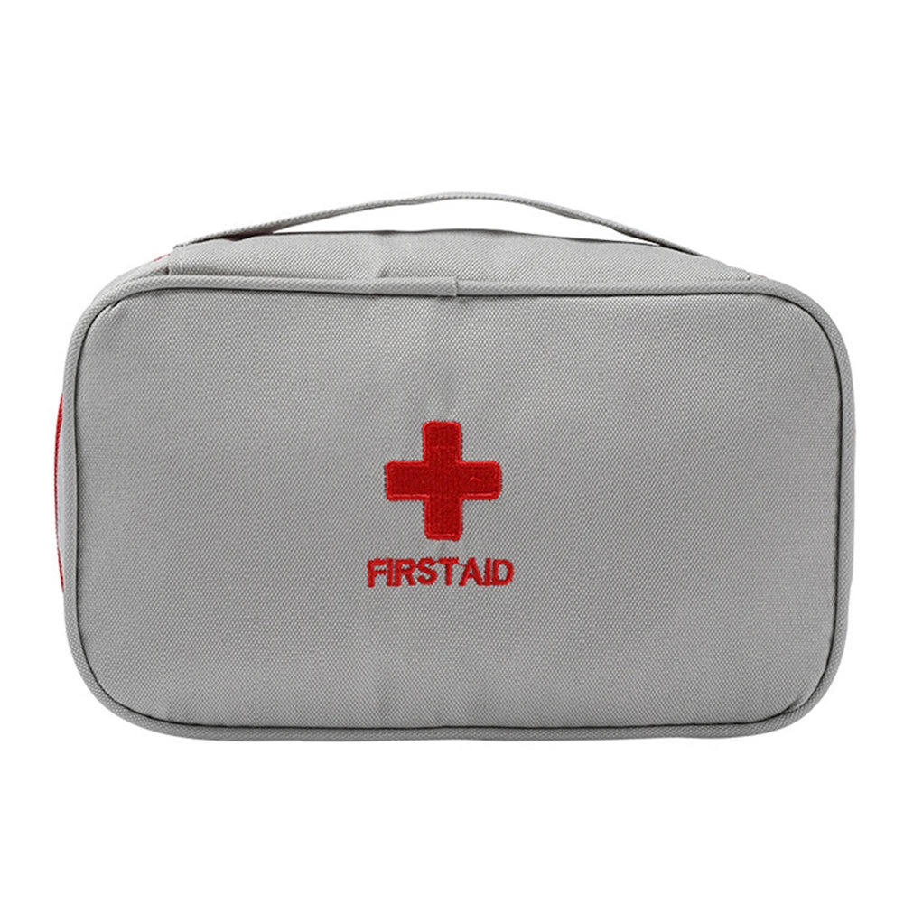 900D Oxford First Aid Kit Compartment Medicine Classification Storage Bag with Handle Waterproof Large Capacity for Outdoor Home