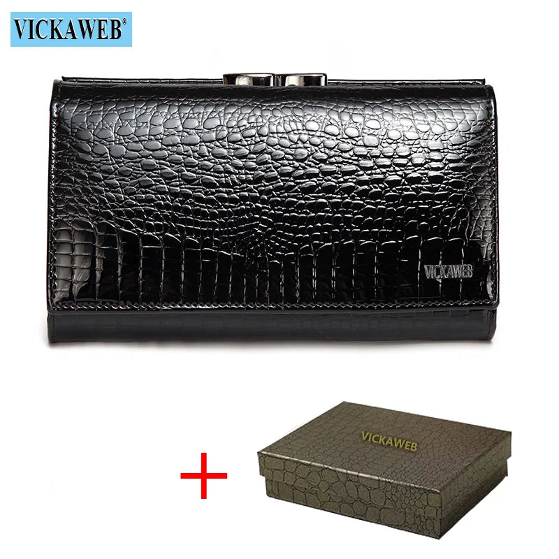 Short Wallet Female Fashion Purses Ladies Alligator Hasp & Zipper Small Coin Bag AE2155