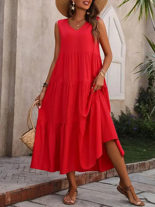 Women Dress Summer Casual Brand Dresses Elegant Yellow Black Dress Femme