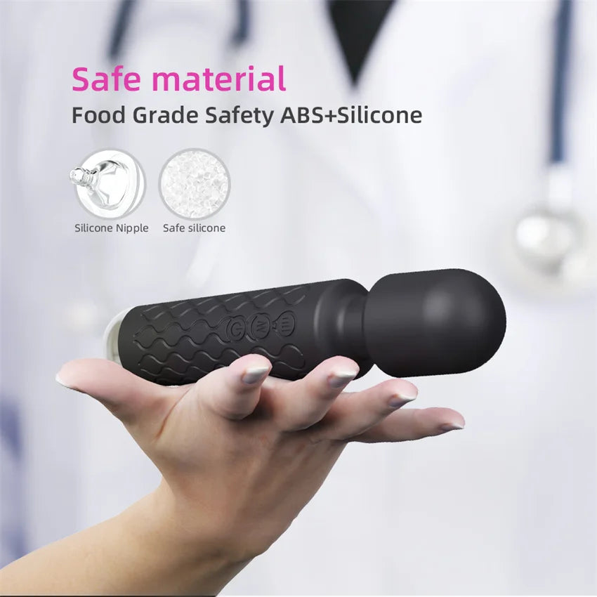 20 Modes Av Stick Vibrator Sex Toys For Women Clitoral Stimulation Massager G Spot Vibrator Masturbators Sexy Toys Adult Product