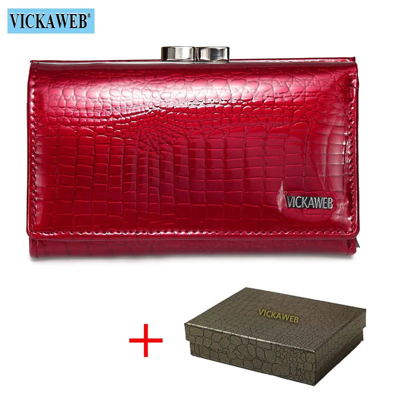Short Wallet Female Fashion Purses Ladies Alligator Hasp & Zipper Small Coin Bag AE2155