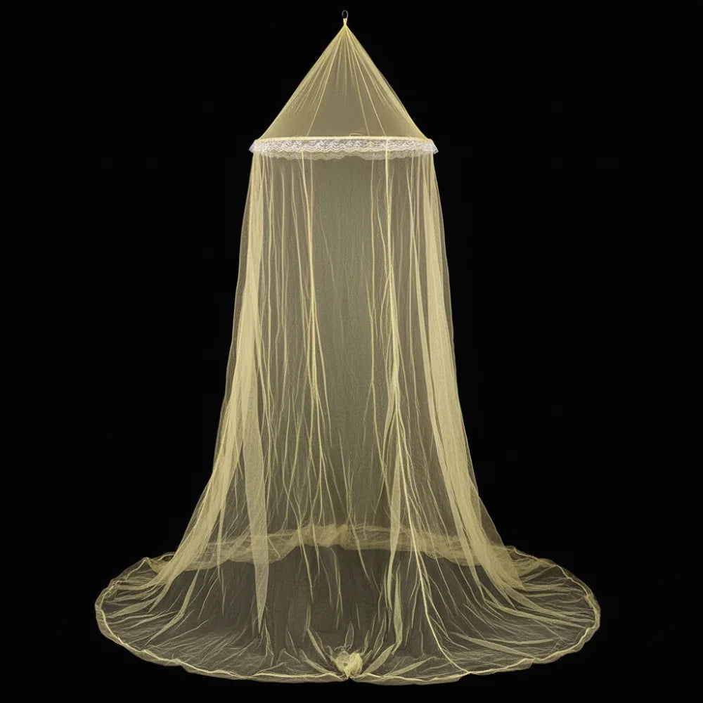 Canopy Encryption Dome Fly Insect Mesh Princess Mosquito Net Repellent Protection Single Entry Bed Decoration