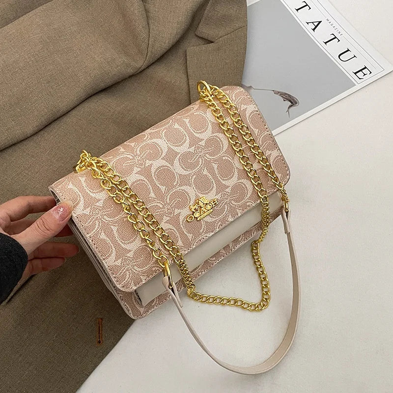 New Arrival 2026 Women's Versatile Chain Small Square Bag, Fashion Shoulder & Crossbody Style