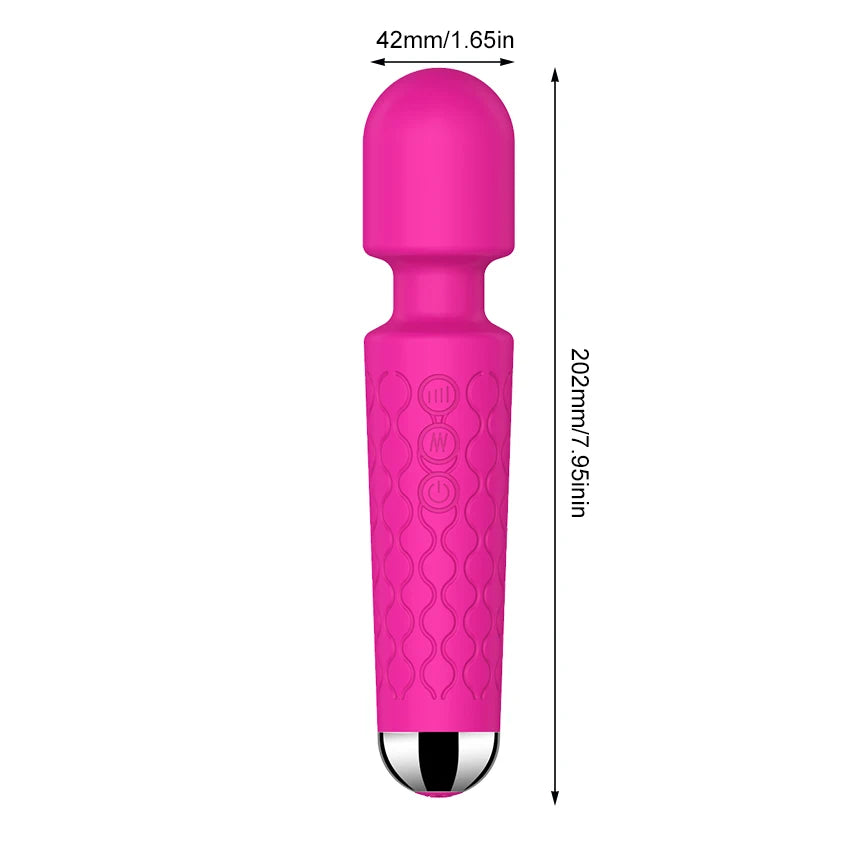 20 Modes Av Stick Vibrator Sex Toys For Women Clitoral Stimulation Massager G Spot Vibrator Masturbators Sexy Toys Adult Product