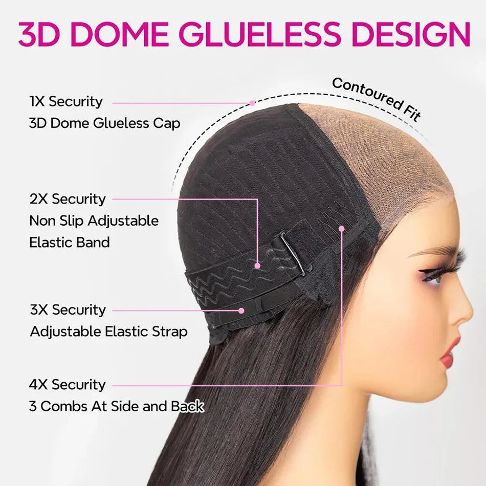Tinashe Glueless Highlight Straight Bob Wig 6×5 HD Lace Wig Bleached Knot Short Human Hair Wigs