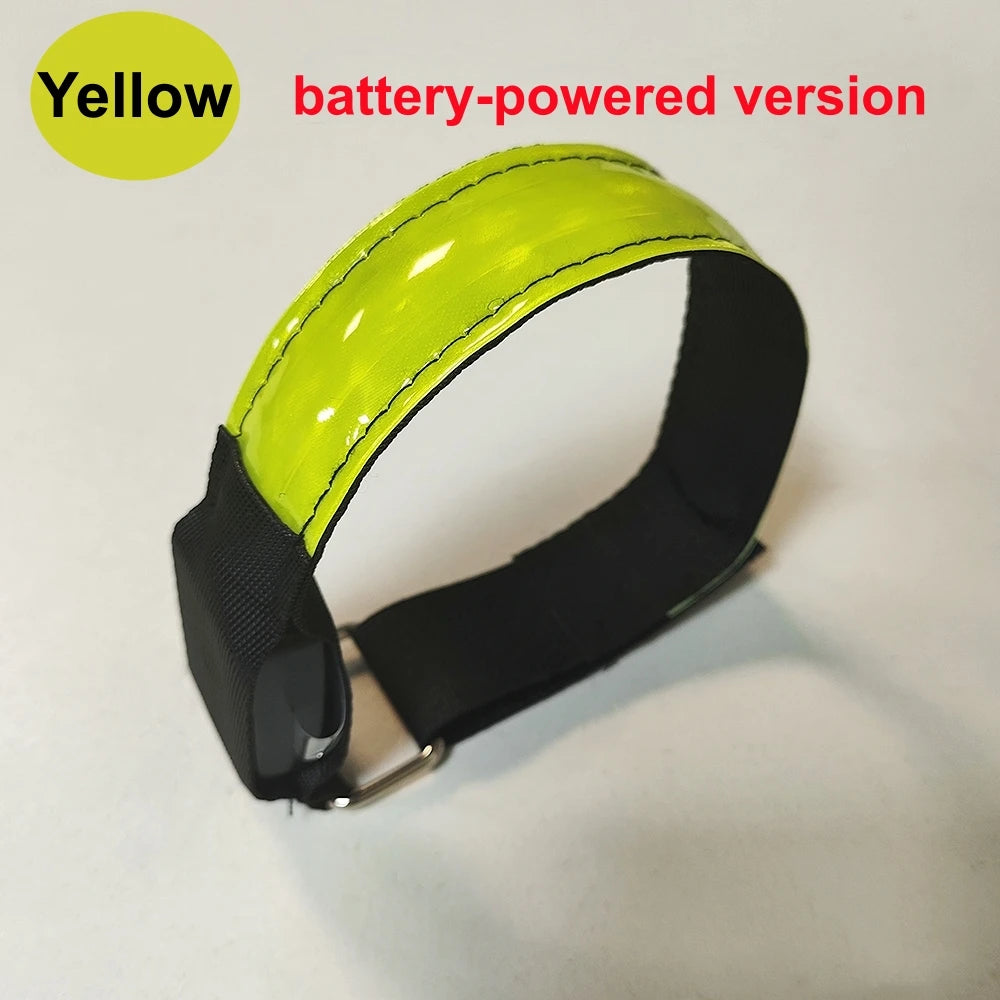 LED Outdoor Night Running Armband Sports Safety Light Belt Warning Wristband for Cycling Bike Bicycle - Arm Leg Warning