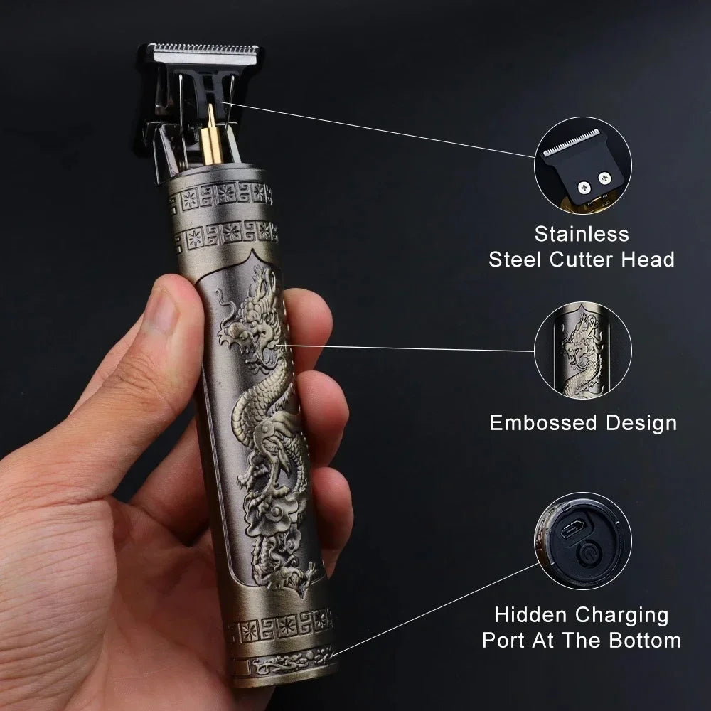 Vintage T9 Hair Clippers for Men Gifts Electric Hair Trimmer Barber Hair Cutting Machine Beard Shavers Shaving Machine Beard