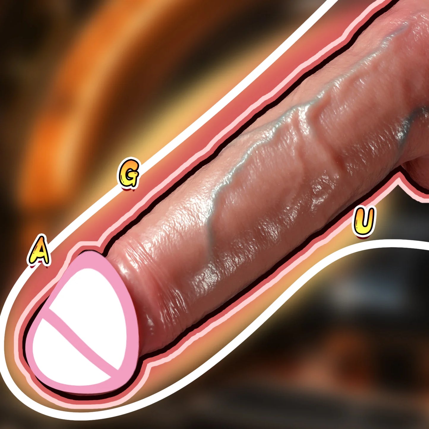 2 in1 Super Realistic Dildo Penis Sliding Foreskin+Ejaculating Big Dick Penetration Anal Female Masturbation Sexy Adult Sex toys