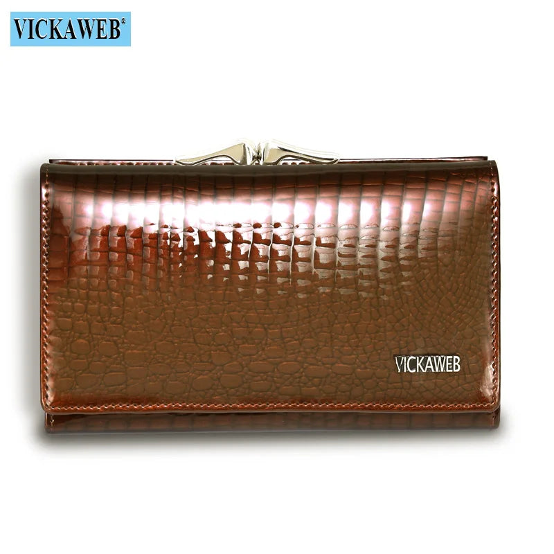 Short Wallet Female Fashion Purses Ladies Alligator Hasp & Zipper Small Coin Bag AE2155
