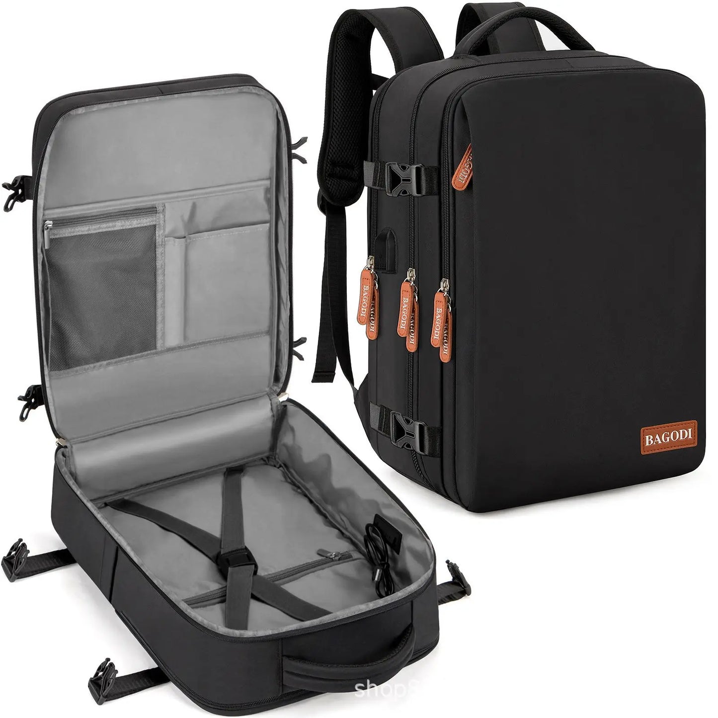 Buylor Travel Backpack Airplane Backpack 45x20x30 for Women/Men Easyjet Cabin Bags Laptop Backpack Casual Daypack for Weekender