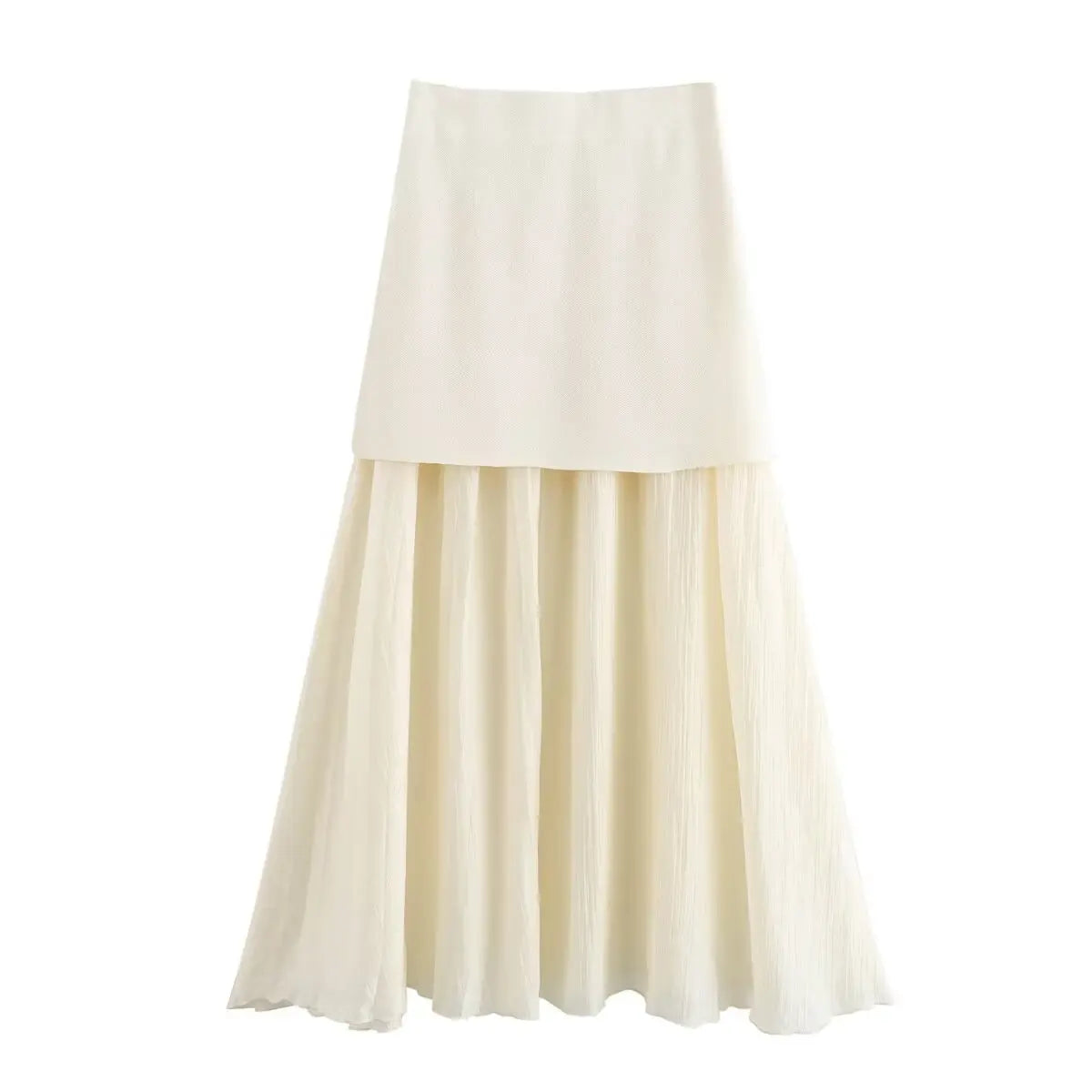 HH Women Skirt Set Wine Red Knitted V-Neck Sleeveless Slim Vest +Solid High Waist Zipper Patchwork Long Skirt Street