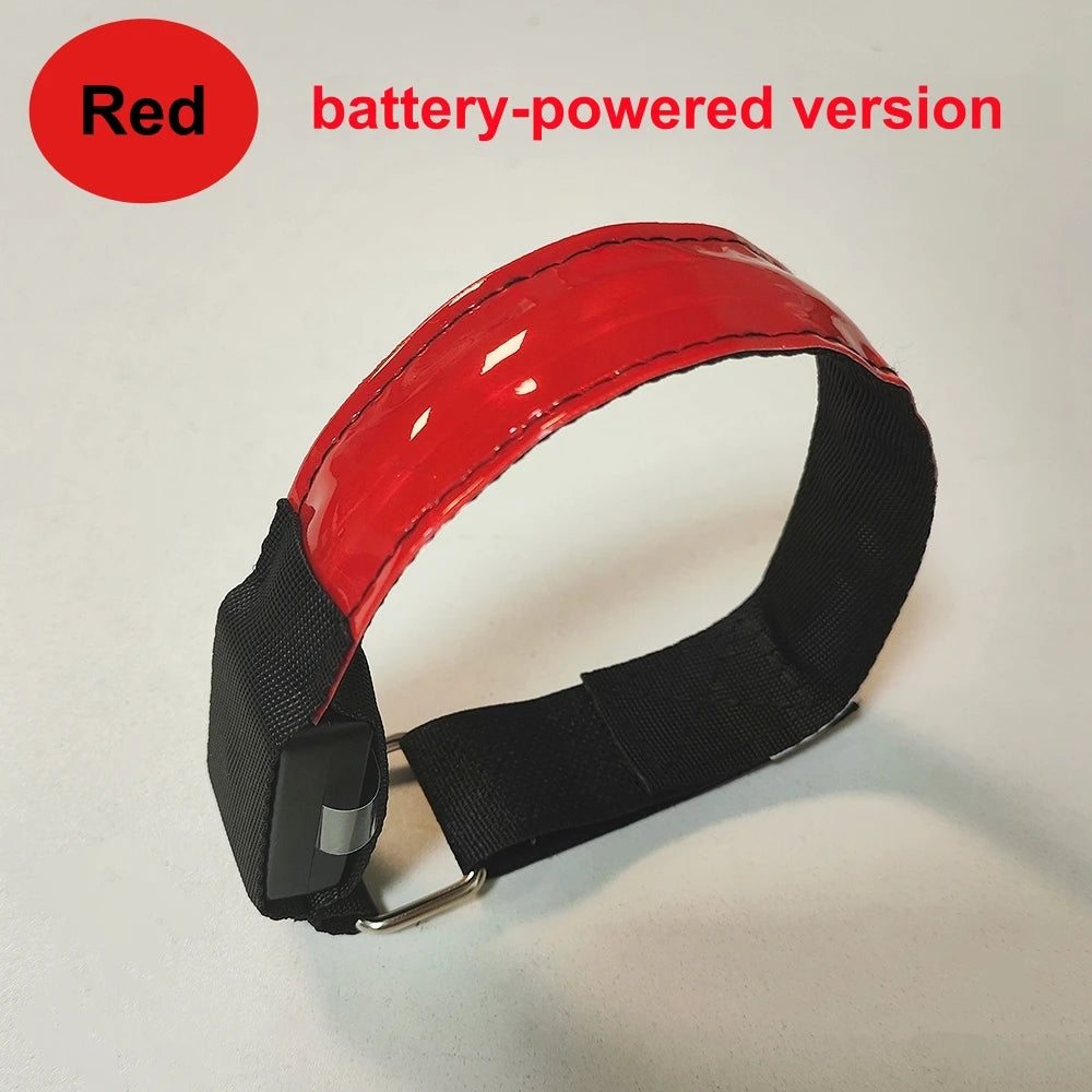 LED Outdoor Night Running Armband Sports Safety Light Belt Warning Wristband for Cycling Bike Bicycle - Arm Leg Warning