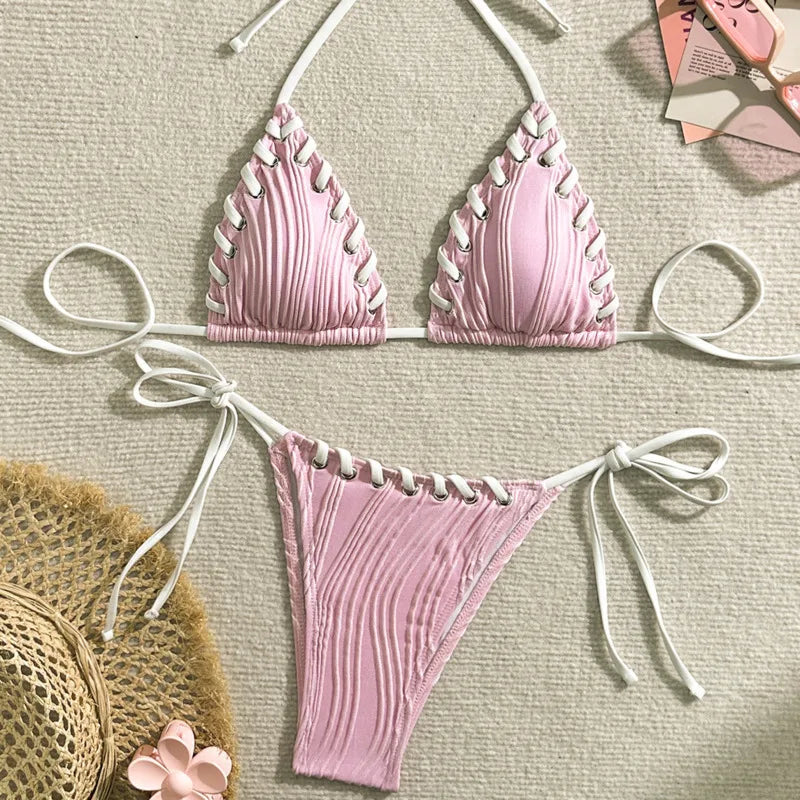 Sexy Bikinis  Women's Swimwear Female Swimsuit For Swimming Wear Bathing Suits Brazilian Bikini Set Beachwear Pool Bather