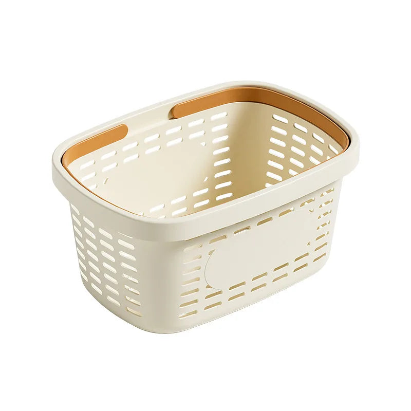 Bathroom Plastic Small Bath Baskets Toiletries Storage Basket Portable Household Sundries Organizer Shower Cosmetics Container