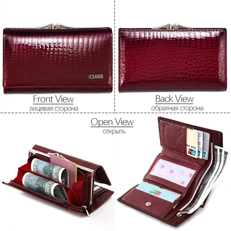 Short Wallet Female Fashion Purses Ladies Alligator Hasp & Zipper Small Coin Bag AE2155